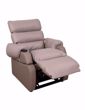 Image sur COCOON1 - Fauteuil releveur simili taupe 2 moteurs L44-P45/55